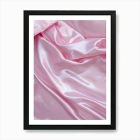 Pink Satin Art Print