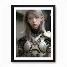 Robot Girl 2 Art Print