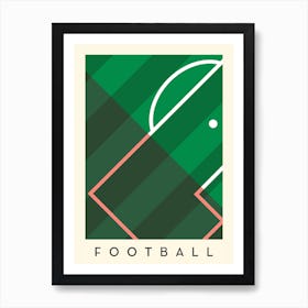Football Minimalist Illustration Art Print