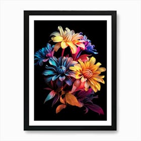 Colorful Flowers 2 Art Print