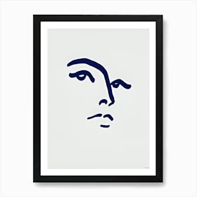 Face Of A Woman 2 Art Print