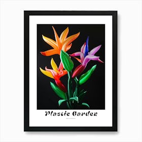 Bright Inflatable Flowers Poster Bird Of Paradise 2 Art Print