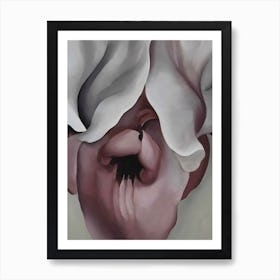 Georgia O'Keeffe - Black Iris , 1936 Art Print