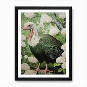 Ohara Koson Inspired Bird Painting Turkey 5 Art Print