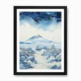 Mount Fuji's Skyline Splendor Art Print