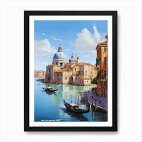 Grand Canal Venice..6 Art Print