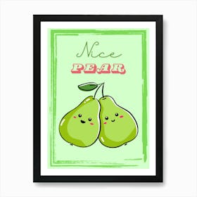 Nice Pear Art Print