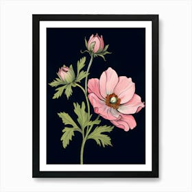 Anemone Flower Art Print