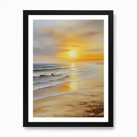 Sunset On The Beach 9 Art Print