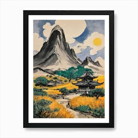 Landscapes and mountains Art Print