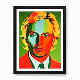 Mads Mikkelsen Colourful Pop Movies Art Movies Art Print