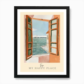 My Happy Place Vigo 4 Travel Poster Art Print