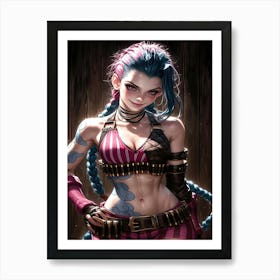 Sexy Anime Girl Art Print