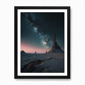 Milky In The Desert Art Print