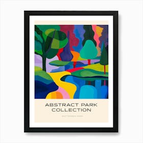 Abstract Park Collection Poster Battersea Park London 8 Art Print