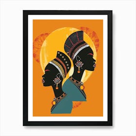 Portrait Of African Women 2 Art Print