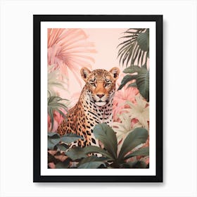 Leopard In The Jungle 2 Art Print