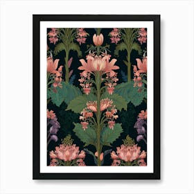 Floral Wallpaper Art Print