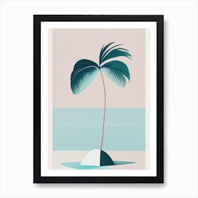 Bora Bora French Polynesia Simplistic Tropical Destination Art Print