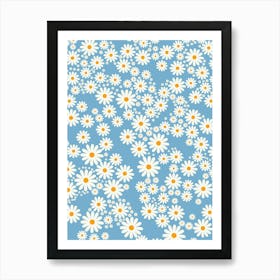 Daisy Garden | 02 - Blue Poster