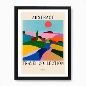 Abstract Travel Collection Poster Lebanon 2 Art Print