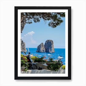 View Of Capri Island, Italy Art Print