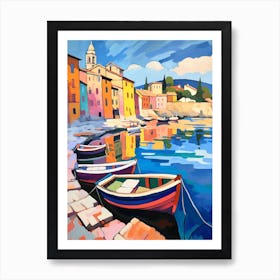 Pula Croatia 4 Fauvist Painting Art Print