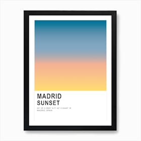 Madrid Spain 1 Art Print