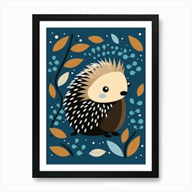 Baby Animal Illustration  Porcupine 8 Art Print