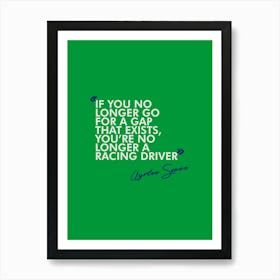 F1 Formula 1 Quote Senna Formula One F1 Poster F1 Wall Art Formula 1 Wall Art F1 Gifts Formula 1 Art Print