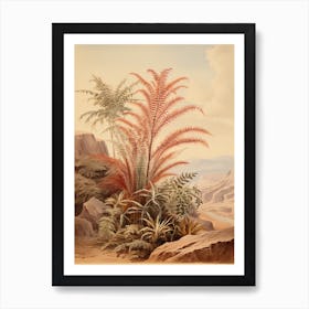 Japanese Painted Fern Victorian Style 1 Art Print