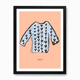 Suéteres del zodiaco | Virgo Art Print