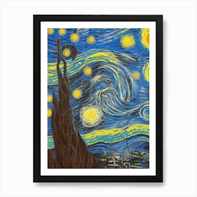 Starry Night 203 Art Print