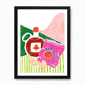 Chips And Syrup Art Print