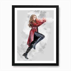 Scarlet Witch Art Print