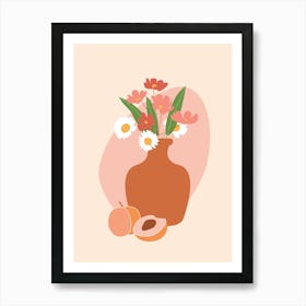 Modern Minimalist Contempporary Art Summer Composition 1 Art Print