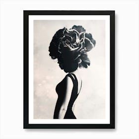 Floral Woman Art Print