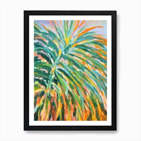 Sago Palm 3 Impressionist Painting Art Print
