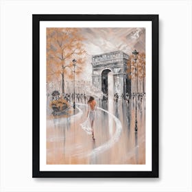 Arc De Triomphe, Paris Flair Art Print