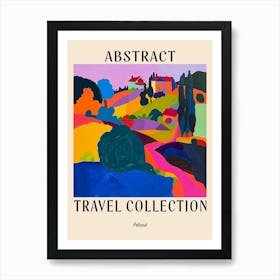 Abstract Travel Collection Poster Poland 2 Art Print