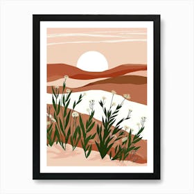 Desert Landscape 27 Art Print