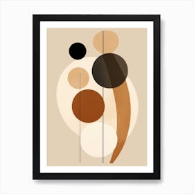 Abstract Circles 6 Art Print