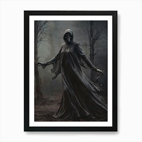 Dance With Death Skeleton Painting (53) Art Print