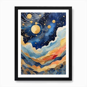 Sky At Night Art Print