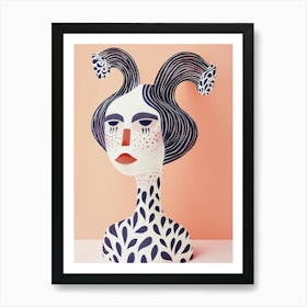 Woman'S Head Art Print