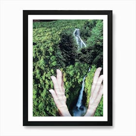 Life's Water is Flowing in our loving Hands Art Print