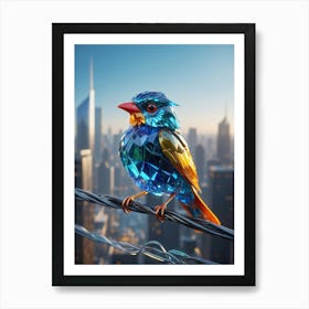 Bird On Wire Art Print