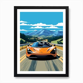 A Mclaren F1 In The The Great Alpine Road Australia 1 Art Print