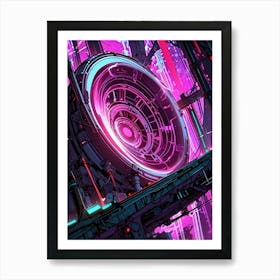 Futuristic Spaceship 3 Art Print