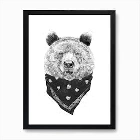 Wild Bear Art Print